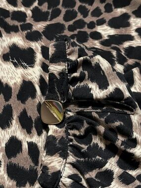 MSK Women Leopard Print Dress